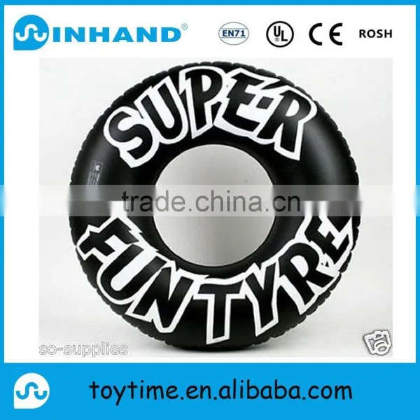 35" Solid Inflatable Swimming Rings, Adult Swim Tube photo-3