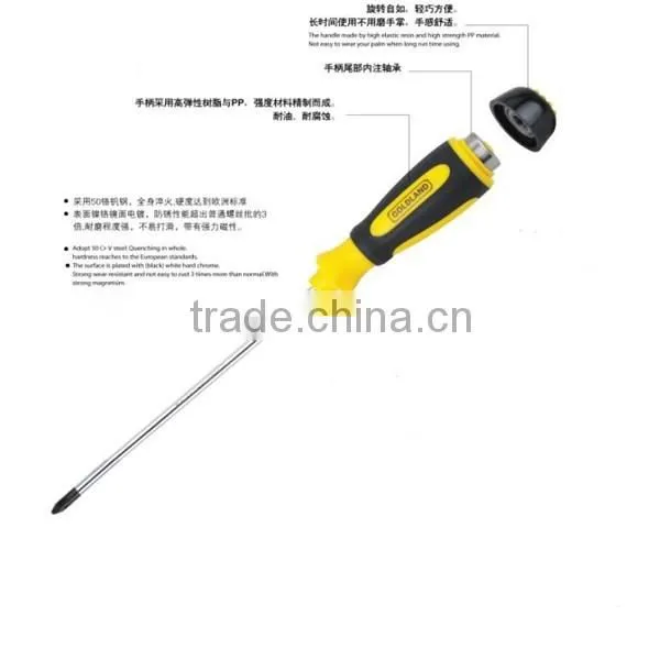 BSCI Europe Popular Design Double Color Magnetic Screwdriver With Philips Head photo-2