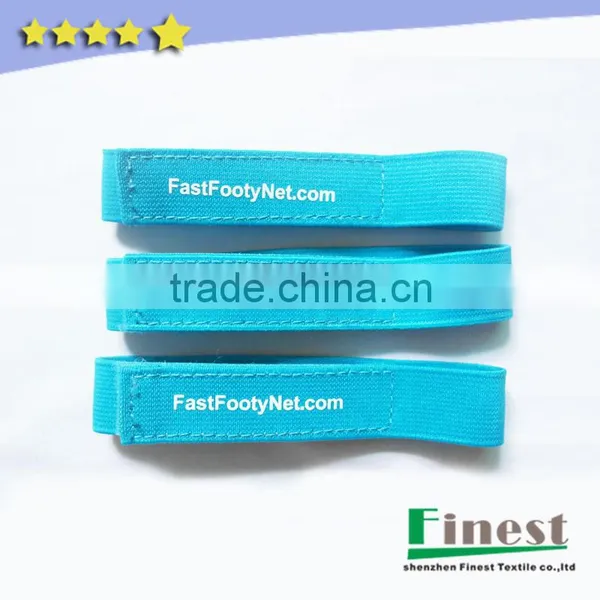 Elastic hook loop notebook straps