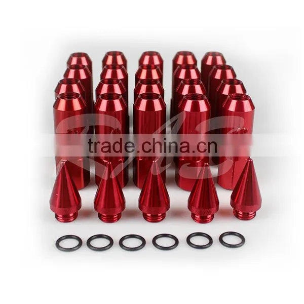 BLOXI Style Aluminum Extended Tuner Racing Wheel Lug Nuts With 20 PCS Spikes photo-5