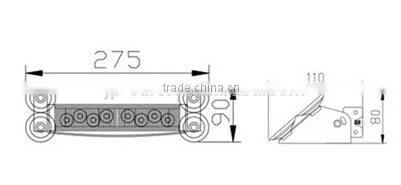 Vehicle LED Dash/Deck/Visor Lights LED Windshield Visor Strobe Light LTDG312-2 photo-5