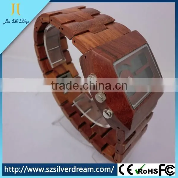 China Supplier OEM/ODM Eco-Friend Custom Wood Watch Mens photo-4
