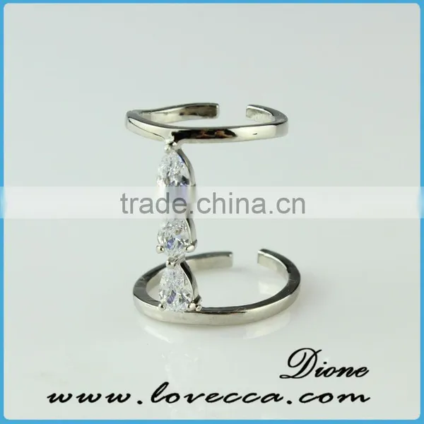 2015 Fashion Jewelry Ring!latest Weddingring Design !micro Pave Diamond Setting Ring-stylish Sterling Silver Jewelry photo-3