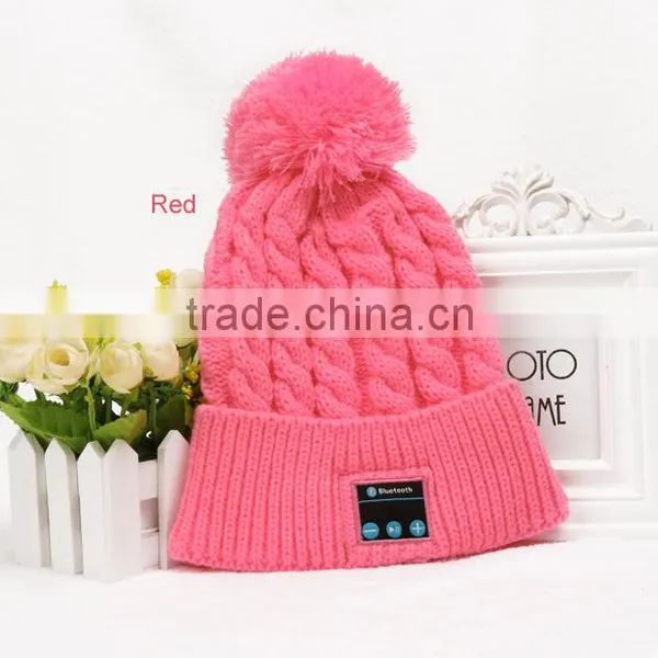 Bluetooth Music Hat,Winter Warm Keep Knitted Cap With Wireless Stereo Headphone Answer Call photo-4