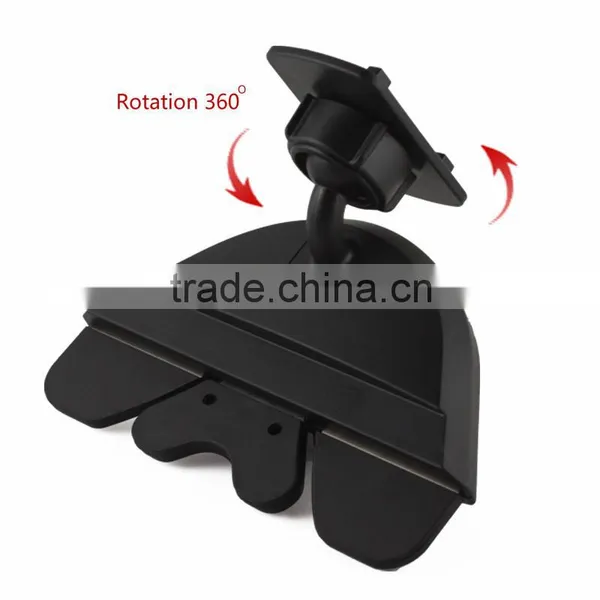 New Leather Grain Design Cradles Holder Car CD Slot Smart Phone Holder for Smart Phone photo-4