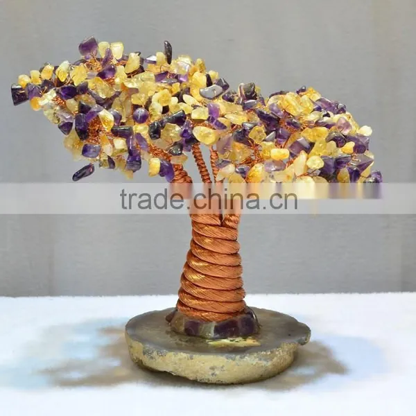 New Fashion Wholesale Gemstone Trees Amethyst and Cirinte Crystal photo-2