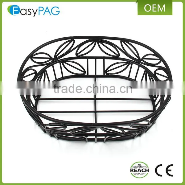 Wholesale Cheap Price Leaves Shape Carbon Steel Metal Wire Bread Basket photo-5