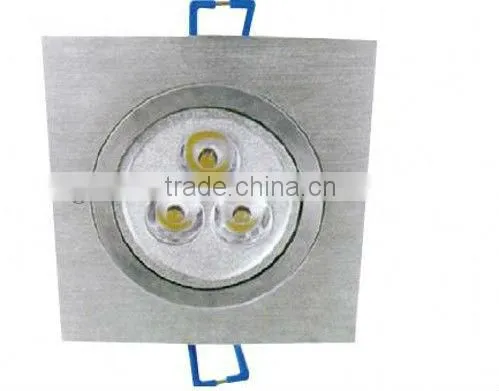 3W LED Ceiling Down Light CE Epistar Chip 110-240V White Warm White