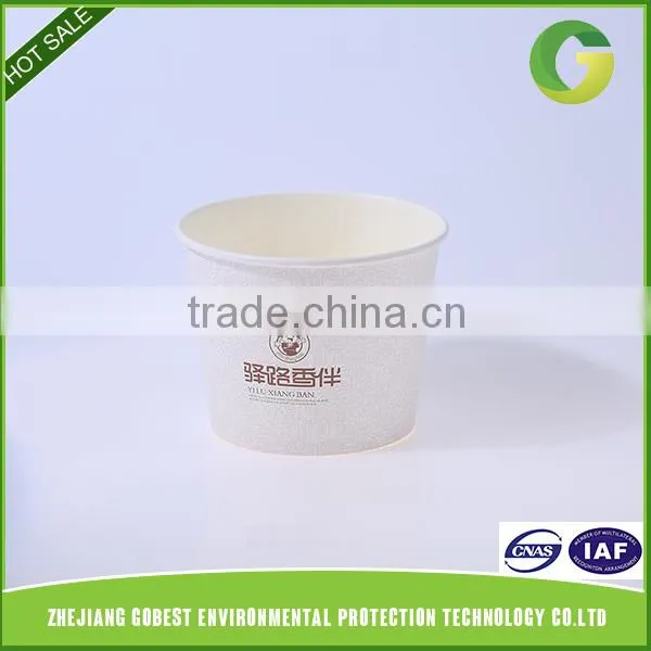 GoBest eco paper cups for hot soup bowls 35oz instant noodles paper bowl disposable food container