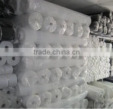100% Polyester Woven Interlining Fabric for Garment Waistband Shirt Collar photo-4