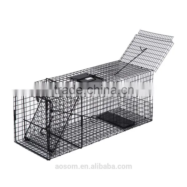 PawHut Black Pet Small Metal Animal Trap photo-5