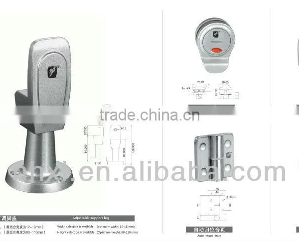 Alloy Toilet Cubicle/partition Hardware, Hinge,corner Fasteners... photo-2