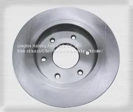Nissan 300 ZX Solid Brake Disc With Silver Paint
