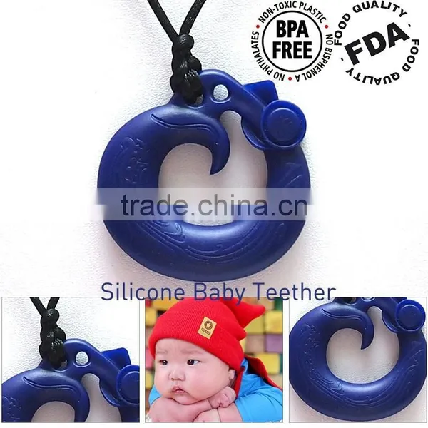 Customized Personal Style Silicone Beads Necklace Broken Heart Pendant photo-3