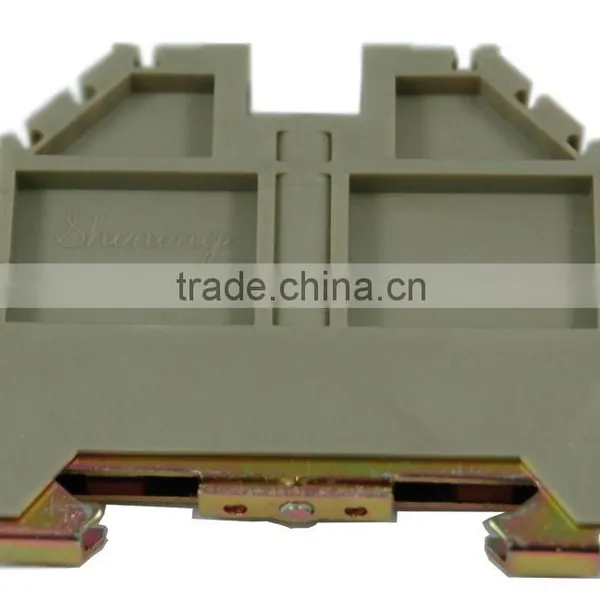 TF-ECH Gray/ Blue Color Din Rail Terminal Block Guild Rail Clip