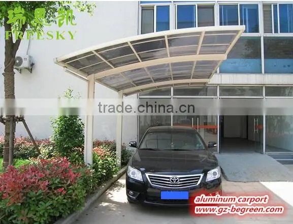 Underground Snow Shelter Metal Frame Aluminum Alloy Car Canopy Carport Garages With Polycarbonate Roof photo-4