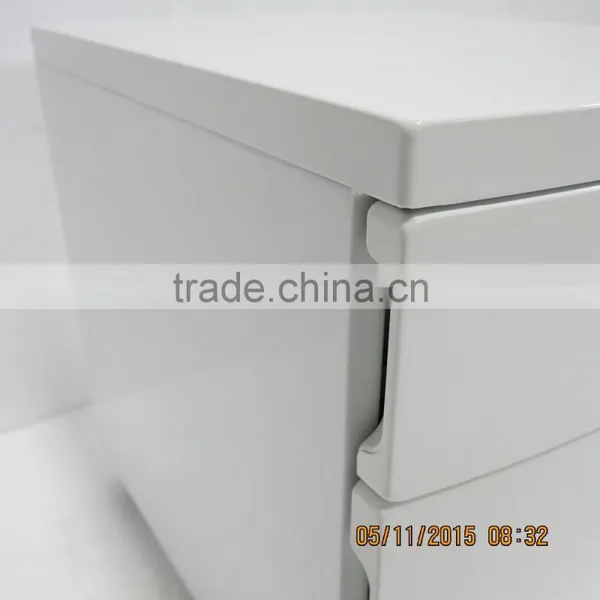 Three Drawer Mobile Cabinet Movable Pedestal photo-2