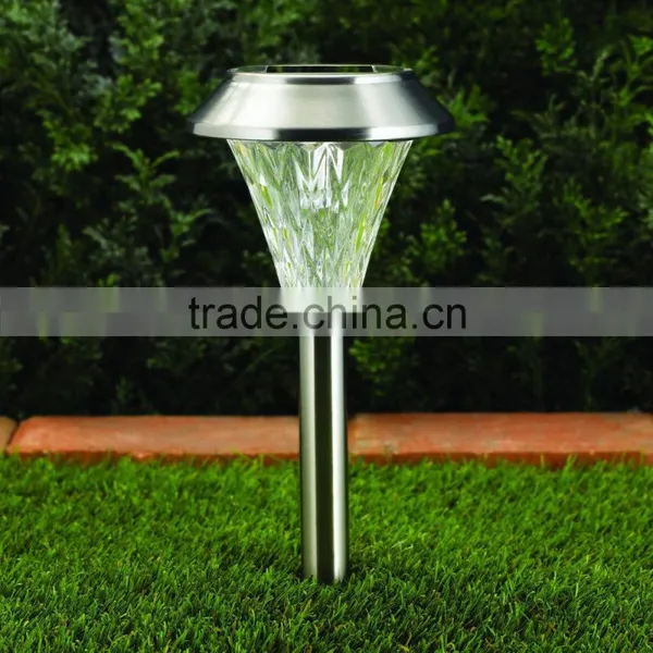 6PK Stainless Steel Solar Pathway Light LED Outdoor Landscape Lawn Lamp photo-2