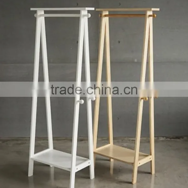 Wooden Coat Rack Wooden Cloth Rack Living Room Funiture photo-4