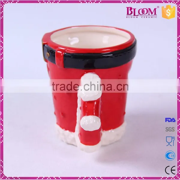 Unique Shape Ceramic Decoration Christmas Mug photo-2