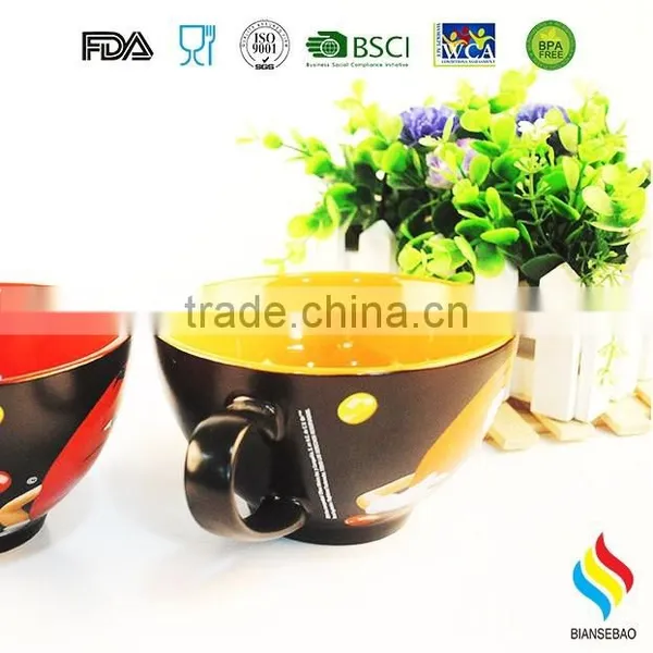 Ceramic Bowl With Handle photo-5