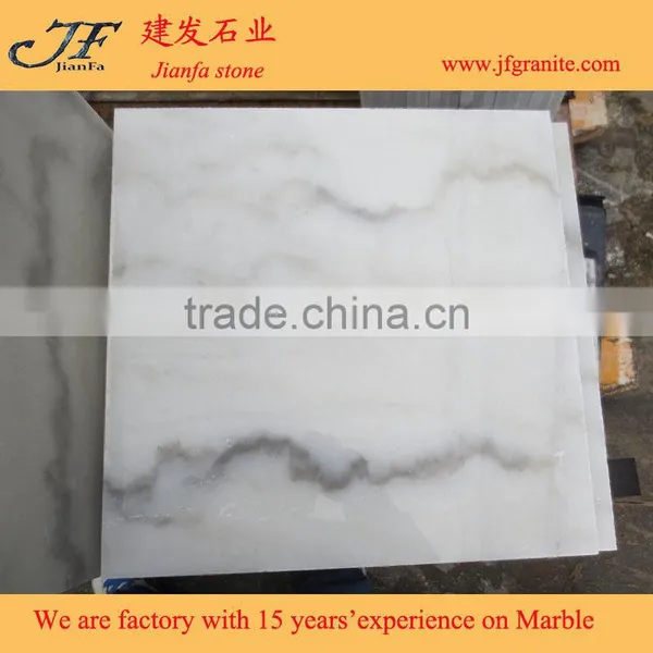 Bathroom Use Chinese Cheap Guangxi White Marble Slab Natural Stone Slab photo-5
