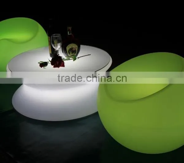 Illuminated Leisure Led Furniture With Color Changing Led Chair Coffee Sofa photo-4