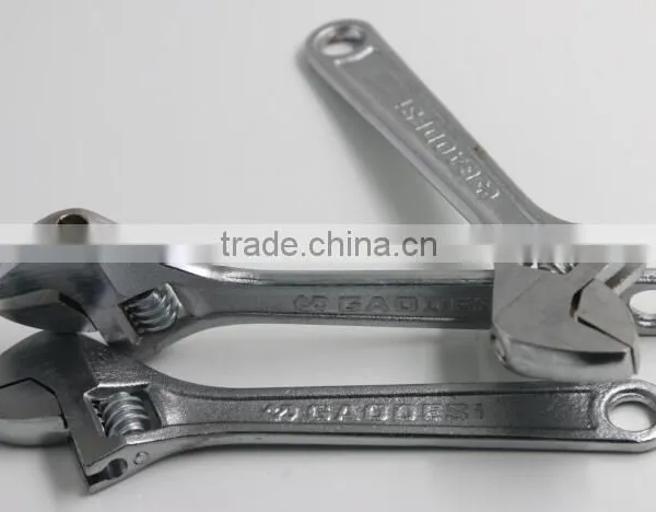 Polishing and Chrome Plated Adjustable Spanner Wrench photo-3