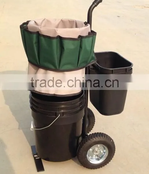 Garden & Tool Caddy , Garden Tool Trolly, Garden Tool Organizer Cart With Buckets photo-3