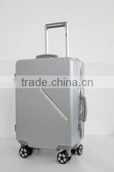 PC High-end AL-frame Luggage/suitcase/TSA/double Wheels Suitcase photo-2