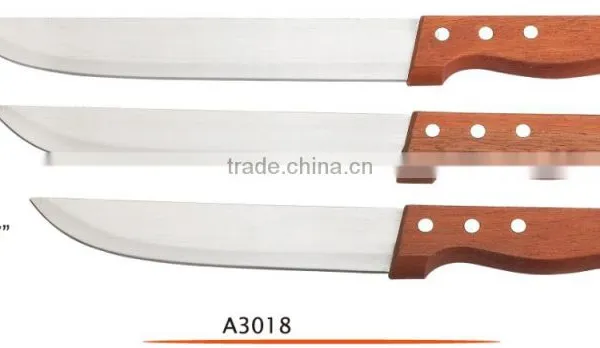 Kitchen Knive Butcher Knife With Wooden Handle