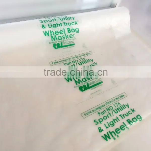 Durable Storage Tire Cover PE Material Tyre Bag Roll photo-3