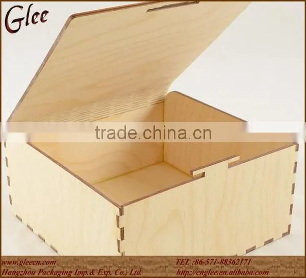 Handmade Fashion Snap Fit Wooden Box for Packaging photo-2