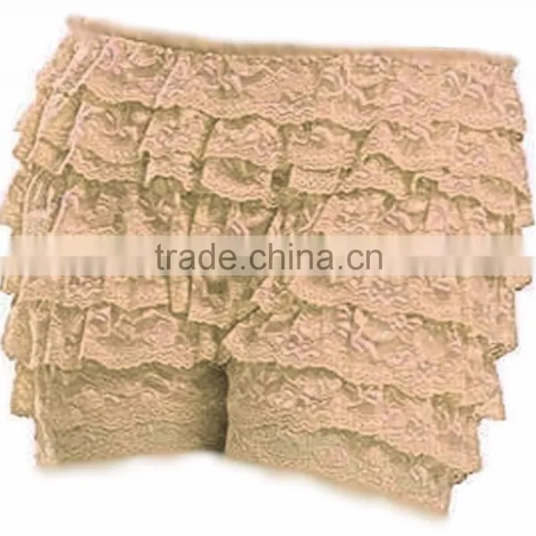 High Quality Women Fashion 8 Layers Lace Frilly Ruffle Knicker Sexy Underwear Shorts Hot Pants Safety Skirt photo-5