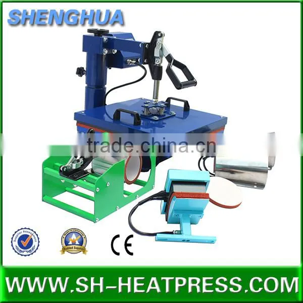 6 in 1 Multifunctional Heat Press Transfer Machine for Tshirt Mug Plate Cap photo-3