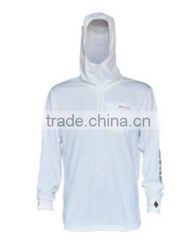 Quick-drying Hoodies Fishing Clothes / Sun Clothing Fishing Equipment Used