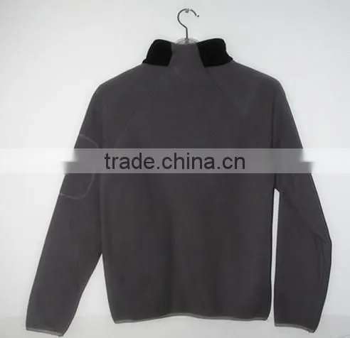 100% Polyester Mens' Winter Jacket Compounded Polar Fleece Double Brush photo-3