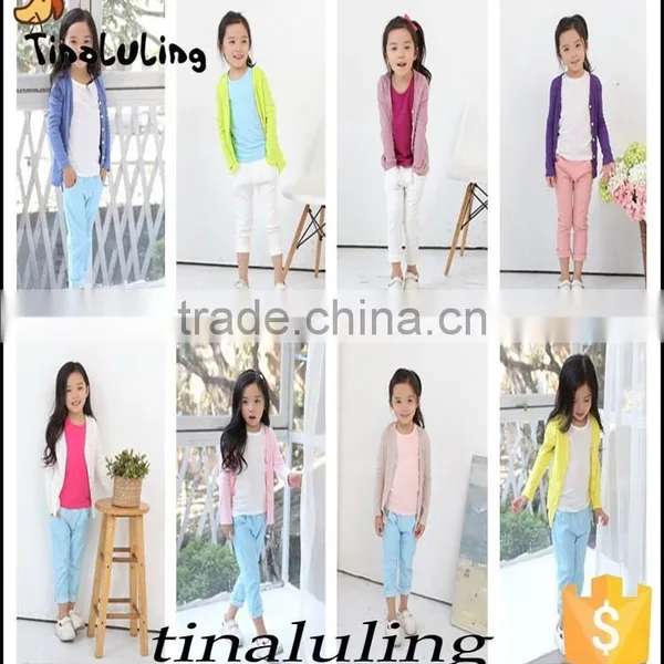 Woolen Sweater Designs for Children Wholesale Kids Cardigans With Pocket photo-6