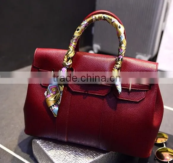 DY0057Z Europea Fashion 2015 New Style Candy Color Hanbag Ladies Tote Bag photo-3