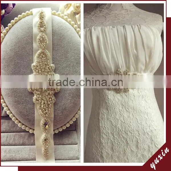 YXBB58 Wedding Sash Belt Bridal Belts Wedding Belt With Diamond Sashes