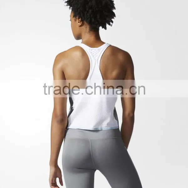 Factory Wholesale High Quality Print Sleeveless Athletic Tank Tops For Women photo-2