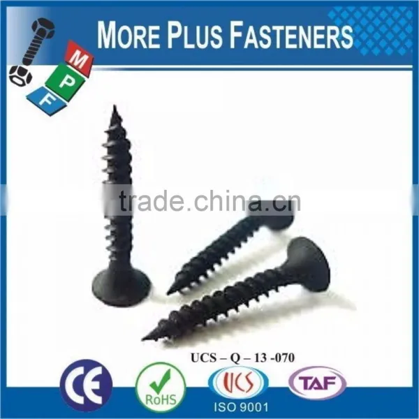 Taiwan Galvanized Schnellbauschrauben Trockenbauschrauben Gypsum Black Phosphaed Bugle Head M3.5 #6 Collated Drywall Screws photo-6