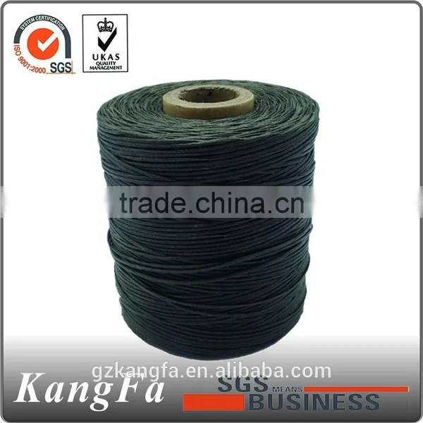 500 Meters 1 mm Flat Braided Waxed Sewing Thread photo-4