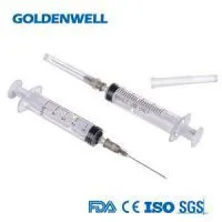 Plastic Disposable Three Parts Luer Slip Syringe