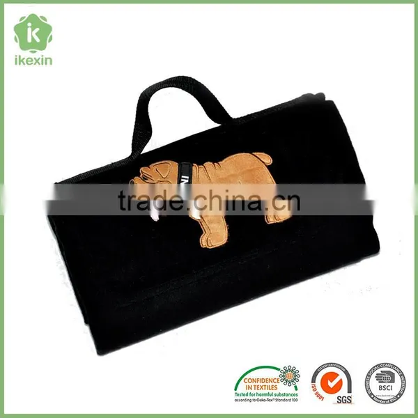 Factory Sell Tartan Folding Picnic Blanket With Handle photo-3