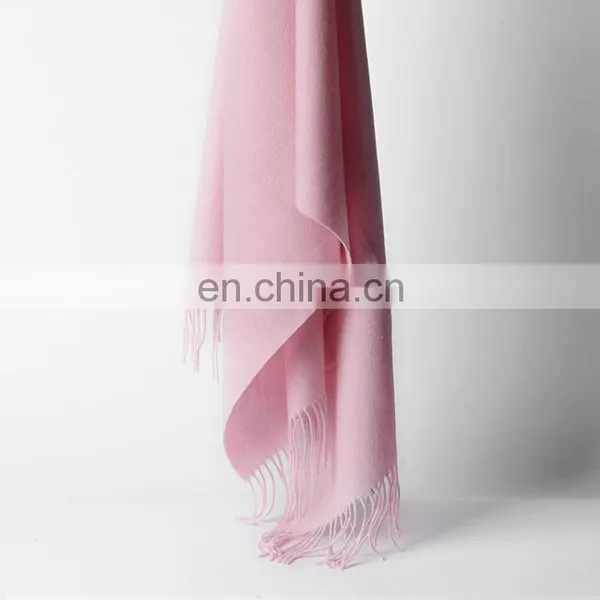 2017 Wholesale Solid Color 100% Cashmere Scarf For Women photo-5