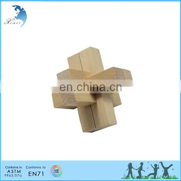 Promotion Educational Toy IQ Brain Child Cube 3d Wooden Jigsaw Puzzle photo-2