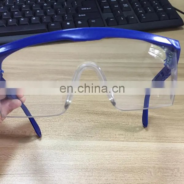 Clear Plastic Safety Protective Glasses With Clear Transparent Lens photo-2
