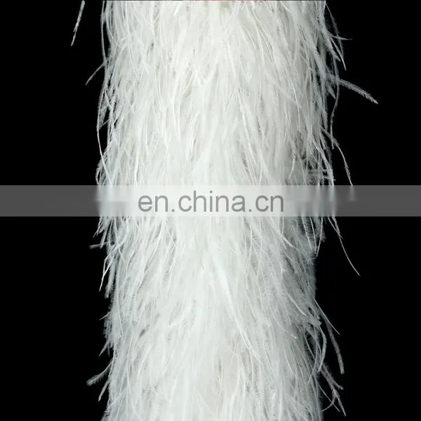 Factory Direct Wholesale Ostrich Feather Boas Turkey Feather Craftwork Manufacturer