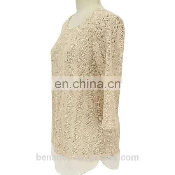 Autumn Long Sleeve Latest Woolen Sweater Designs for Ladies photo-4
